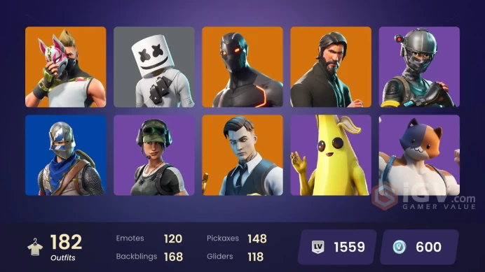[ALL PLATFORMS]-181 Skin-The Reaper-Elite Agent-Blitz-Neo Versa-Blue Squire-Royale Knight-Omega-Take The L-Alpine Ace (FRA)-FULL ACCESS-