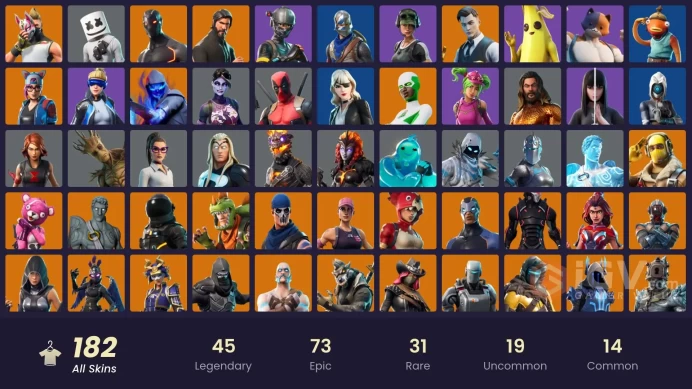 [ALL PLATFORMS]-181 Skin-The Reaper-Elite Agent-Blitz-Neo Versa-Blue Squire-Royale Knight-Omega-Take The L-Alpine Ace (FRA)-FULL ACCESS-