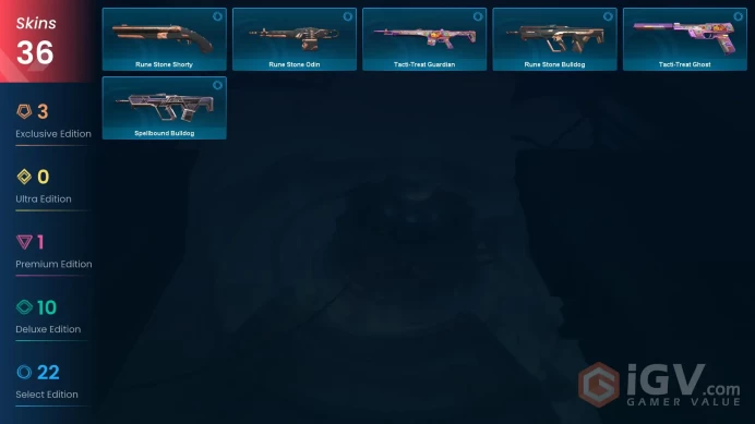 EU / 36 Skins / Reaver Karambit / Prime//2.0 Karambit