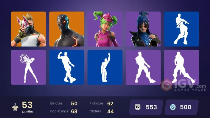 #7 [PC/XBOX/PSN/SWITCH] 53 skins | Raptor | Carbide | Valor | Drift | Calamity | Valeria | Omega | Peter Griffin | Solid Snake | Superman | Robi