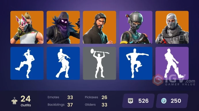 #10 [PC/XBOX/PSN/SWITCH] 24 skins | The Reaper | Blue Squire | Royale Knight | Elite Agent | Rogue Agent | Sub Commander | Havoc | Omega | The V