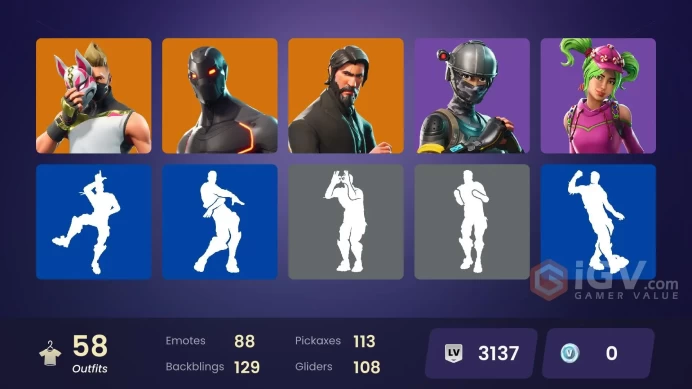 #12 [PC/XBOX/PSN/SWITCH] 54 skins | The Reaper | Elite Agent | STAGE 5 | STAGE 5 | Tentacular
