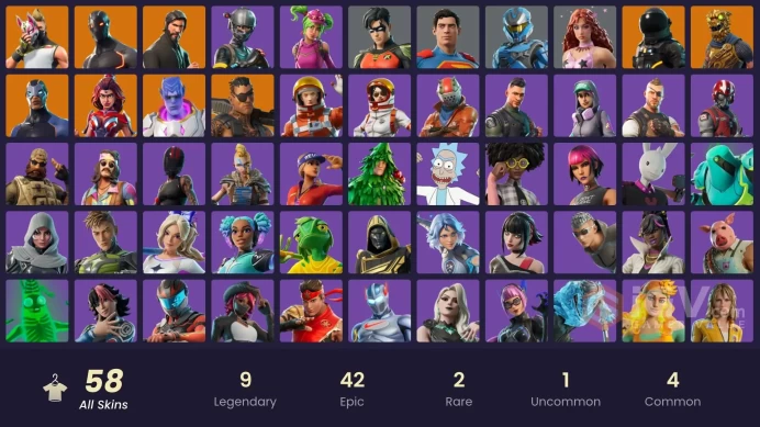#12 [PC/XBOX/PSN/SWITCH] 54 skins | The Reaper | Elite Agent | STAGE 5 | STAGE 5 | Tentacular