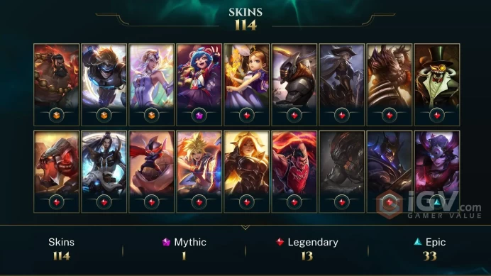 SG 113 SKINS SILVER 3 164 CHAMPIONS 276 LEVEL INSTANT DELIVERY FULL ACCESS F2H8A