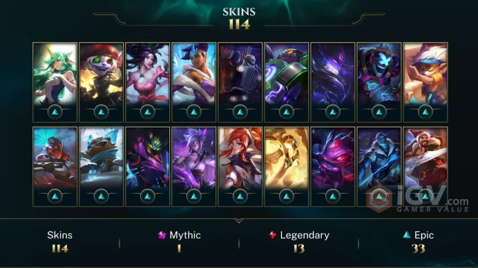 SG 113 SKINS SILVER 3 164 CHAMPIONS 276 LEVEL INSTANT DELIVERY FULL ACCESS F2H8A