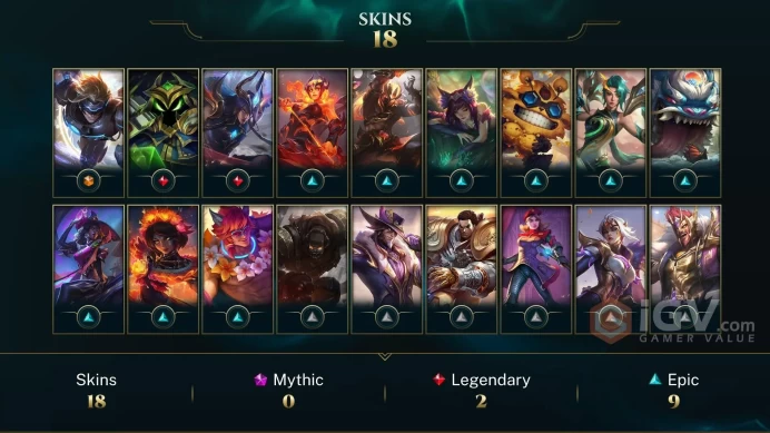  VN  19 SKINS  SILVER 3  135 CHAMPIONS  80 LEVEL  INSTANT DELIVERY  FULL ACCESS  EyvNH 