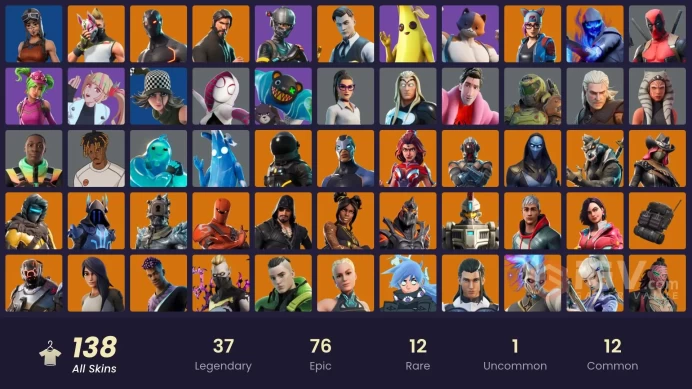  [PC/PSN/XBOX] Gold Midas + Reaper | 138 Skins | Take The L | 850 VB | 40 EX