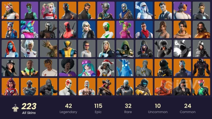 [ALL PLATFORMS]-222 Skin-The Reaper-Blue Squire-Royale Knight-Leviathan Axe-Take The L-FULL ACCESS-