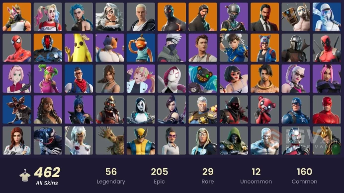 [ALL PLATFORMS]-462 Skin-446 Pickaxe-334 Emotes-S2 Skins-Take The L-FULL ACCESS-500.000 V-BUCKS SPEND-