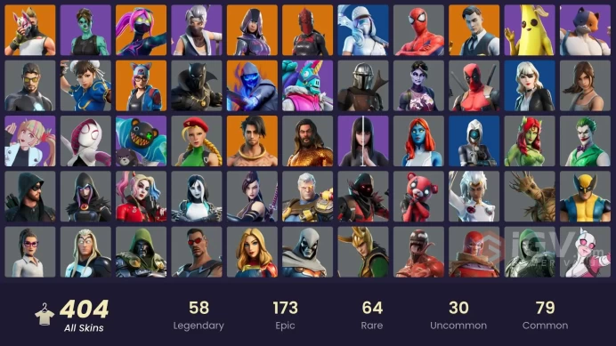 [ALL PLATFORMS]-404 Skin-405 Pickaxe-321 emote-370.000 V-BUCKS SPEND-FULL ACCESS-