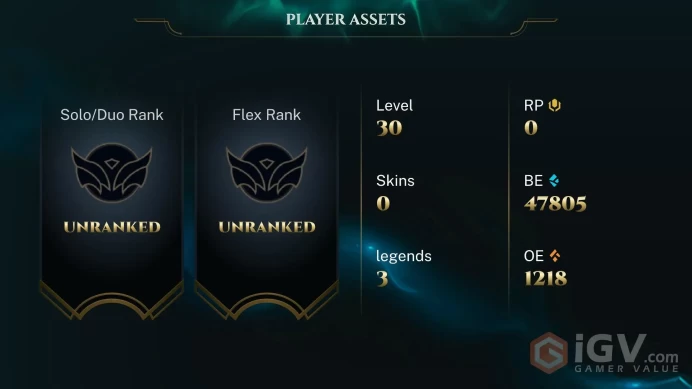 [EUNE] Season 2026 - Unranked - Fresh - 10Win - 0Lose MMR - Ranked Ready - 47K Be - High MMR - Instant
