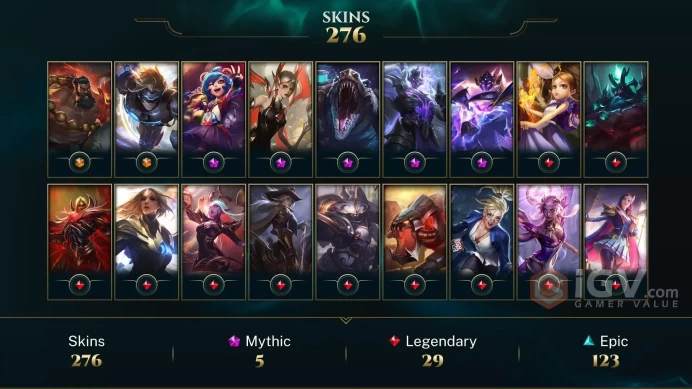 EUW League Account: +275 Skins | Full Access | Instant Delivery!