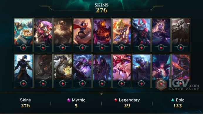 EUW League Account: +275 Skins | Full Access | Instant Delivery!