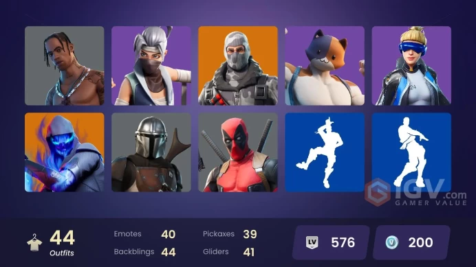 FA - [PSN/XBOX/PC] 44 skins | Neo Versa | Travis Scott | Sub Commander | Rogue Agent | Havoc | Spectra Knight | Catalyst | Fusion | Dark Voyager