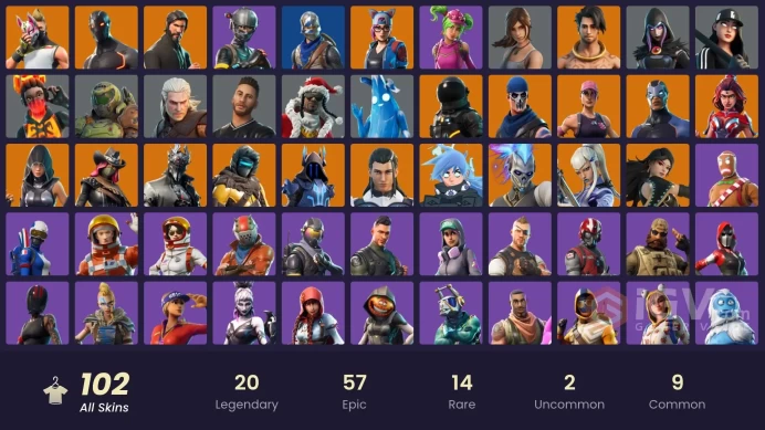 [PC/PSN/XBOX] 102 skins | OG STW | The Reaper | Blue Squire | Royale Knight | Elite Agent | Rogue Agent | Trilogy | Nezumi | Mizuki