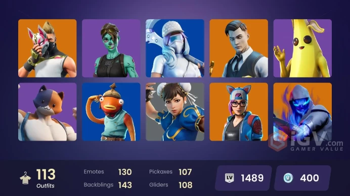 PC,PSN,XBOX 113 SKINS FA - STW - CHUN-LI,PRODIGY,OMEN,BLAZE,TOMATOHEAD,STRIKER SPECIALIST,CASTOR,SKULL TROOPER,RECON EXPERT  RK1814