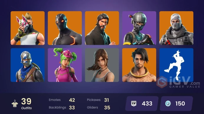 PC,PSN,XBOX 39 SKINS FA - STW - BLUE SQUIRE - REAPER - LEVIATHAN,TRICERA OPS,DOMINION,LARA CROFT - TAKE THE L   RK1840
