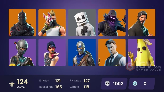 PC,PSN,XBOX 124 SKINS FA - BLACK KNIGHT - REAPER - LYNX,FLIGHTAILS,REVOLT,NOIR,SWISH,KOR,CARNAGE,SKULL TROOPER,SNOOP DOGG - FLOSS RK1805