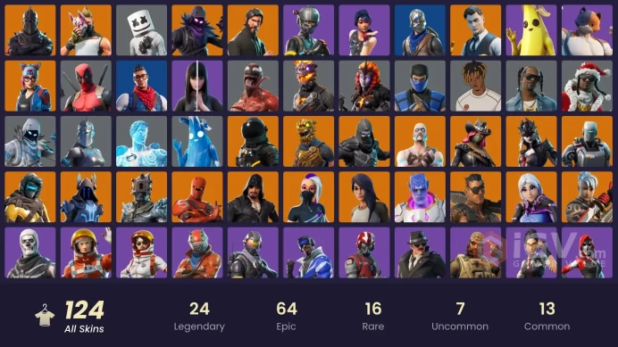 PC,PSN,XBOX 124 SKINS FA - BLACK KNIGHT - REAPER - LYNX,FLIGHTAILS,REVOLT,NOIR,SWISH,KOR,CARNAGE,SKULL TROOPER,SNOOP DOGG - FLOSS RK1805