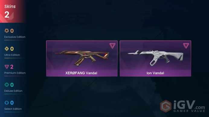 EU Full Access | 2 Skins Ion Vandal + XERØFANG Vandal