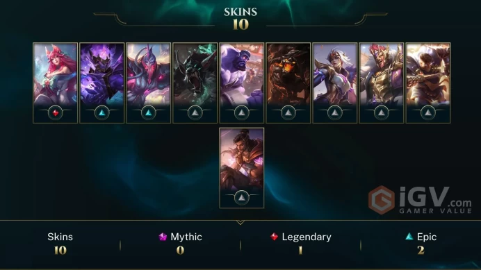 [EUW] | Gold II | Champion 62   | SKIN13  | 5K BE   | Full Access | Instant Delivery |Unverified Email |GG5