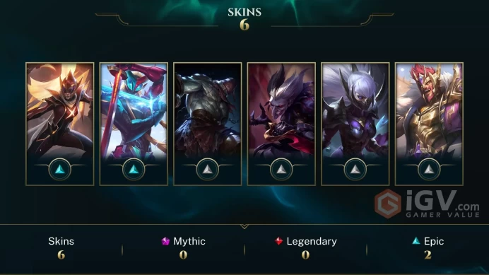 [EUW] |Silver II | Champion 49   | SKIN6  | 21K BE   | Full Access | Instant Delivery |Unverified Email |GG10