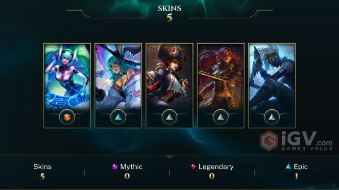 [EUW] |Last season Bronze I| Champion 32   | SKIN5  | 10K BE   | Full Access | Instant Delivery |Unverified Email |GG21