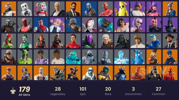 #21 [PC/XBOX/PSN/SWITCH] 178 skins | OG STW | Blue Squire | Vivi Chroma | Spike | Carbon Commando | Prodigy | Polo Prodigy | Subzero Cryptic | H