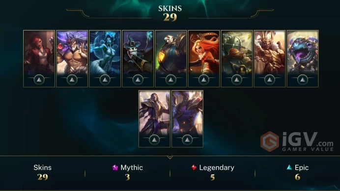 [EUW] - Silver I / 29 Skin / Changeable Mail | Instant Delivery | Lifetime Warranty | 100% Handmade & Secure | 24/7 Support