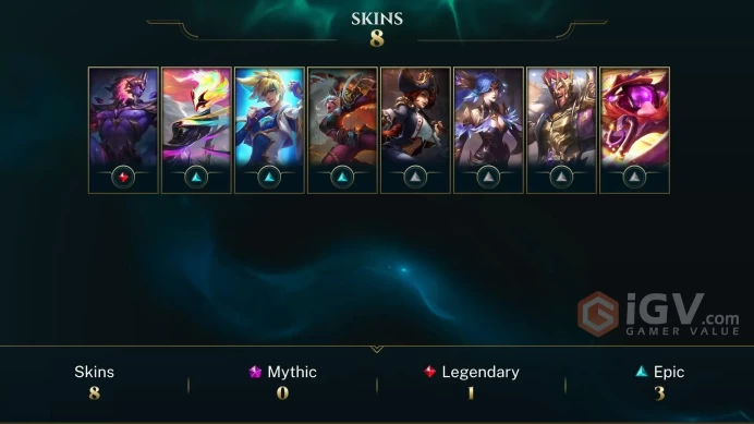 [EUW] - Silver III / 8 Skin / Changeable Mail | Instant Delivery | Lifetime Warranty | 100% Handmade & Secure | 24/7 Support