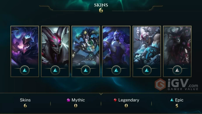 [EUW] - Bronze III / 6 Skins / Changeable Mail | Instant Delivery | Lifetime Warranty | 100% Handmade & Secure | 24/7 Support