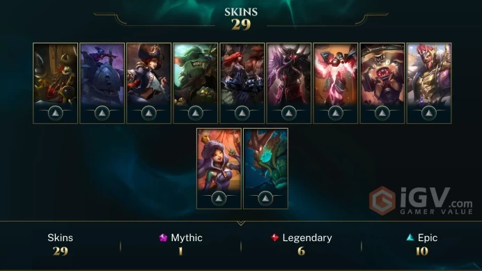 [EUW] - Silver III / 31 Skins / Changeable Mail | Instant Delivery | Lifetime Warranty | 100% Handmade & Secure | 24/7 Support
