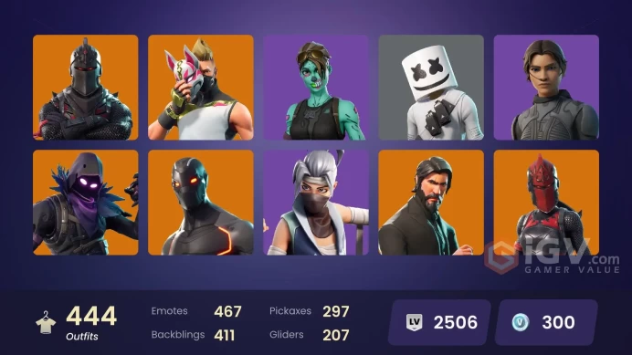 [PC | XB | NIN] 443 Skins | Black Knight | Omega Stage 5 | Sparkle Specialist | Dark Skully | The Reaper | OG STW | TIDY | 