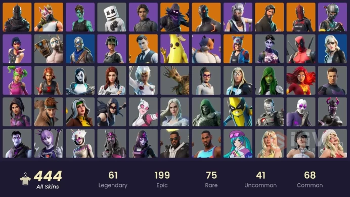 [PC | XB | NIN] 443 Skins | Black Knight | Omega Stage 5 | Sparkle Specialist | Dark Skully | The Reaper | OG STW | TIDY | 