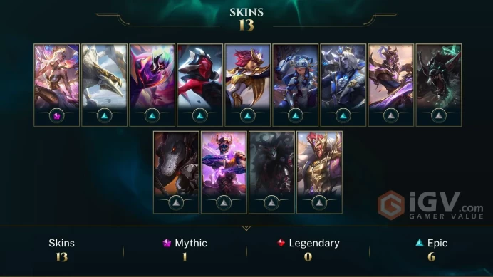 [EUW] - Platinum IV / 17 Skins / Changeable Mail | Instant Delivery | Lifetime Warranty | 100% Handmade & Secure | 24/7 Support