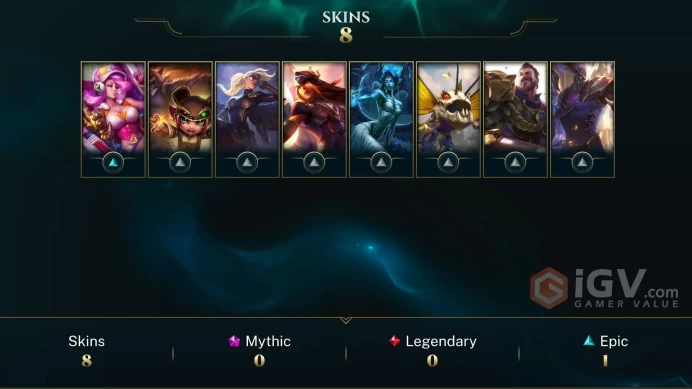  LAS  8 SKINS  GOLD 4  35 CHAMPIONS  46 LEVEL  INSTANT DELIVERY  FULL ACCESS  F4gVF 