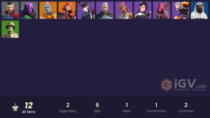 #FULL ACCESS + 12 SKINS + 22 PICKAXES + 12 EMOTES + 2 GLIDERS +  The Imagined, The Origin, Tsuki 2.0, Doctor Strange +