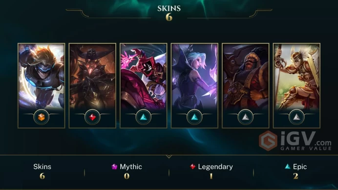 League of Legends Platinum4 SAFE ACC