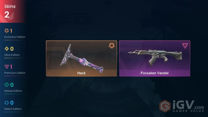 Eu West | Platinum Rank| Hack Knife, Forsaken Vandal | Changeable Mail | Instant Delivery | Lifetime Warranty | 100%  Secure | 24/7 Support