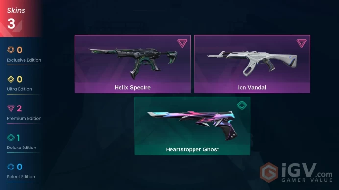 EU | 3 skins | Ion Vandal | Helix Spectre | Heartstopper Ghost | C9317