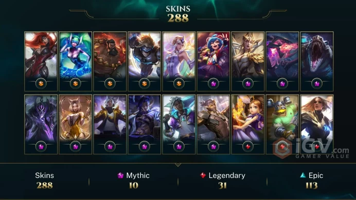 North America Victorious Sivir - Victorious Lucian - Victorious Sejuani - Lv 483 | 169 Champs | 288 Skins FULL ACCESS A117