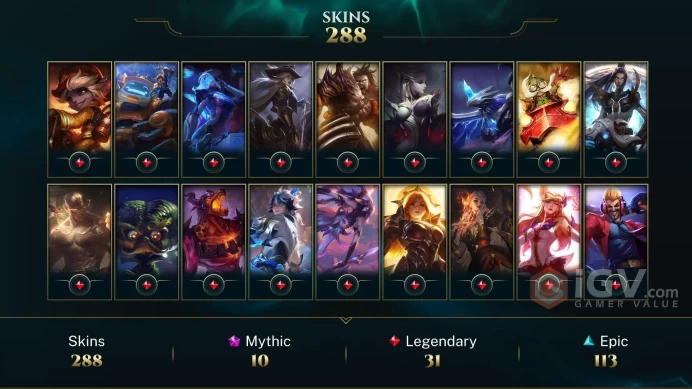 North America Victorious Sivir - Victorious Lucian - Victorious Sejuani - Lv 483 | 169 Champs | 288 Skins FULL ACCESS A117