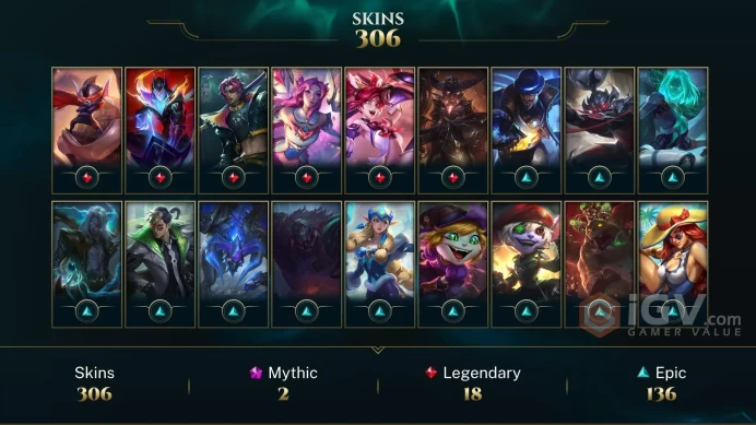 Latin America North Victorious Orianna - Victorious Graves - Victorious Lucian - Lv 400 | 170 Champs | 306 Skins FULL ACCESS A273