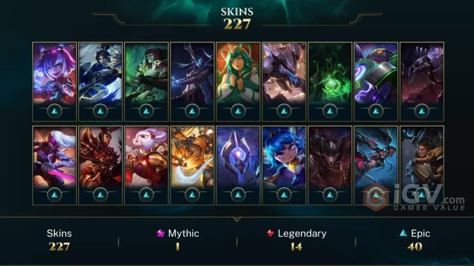 NA EMAIL CHANGEABLE 154 CHAMPIONS 227 SKINS 5 VICTORIOUS PF EZREAL DJ SONA SPG UDYR WREATH ICON TOWER HOLIDAY NASHOR + INVENTORY LAST PLAY 2024