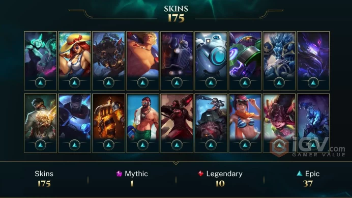 Europe Nordic & East Victorious Orianna - Victorious Maokai - Victorious Sivir - Lv 171 | 152 Champs | 175 Skins FULL ACCESS A516