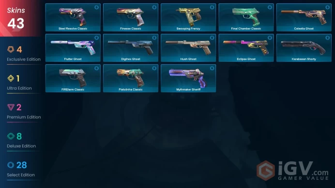 [AP] - SKINS 43 - Radiant Entertainment System Phantom - Primordium Vandal - Champions 2025 Vandal - FULL ACCESS - INSTANT DELIVERY