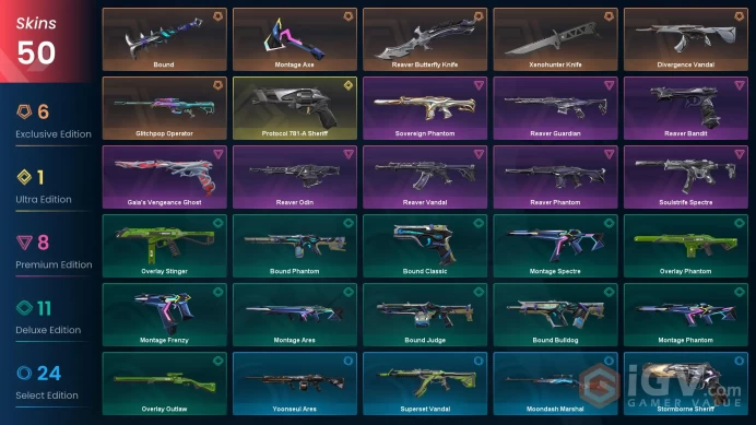 [EU] - SKINS 45 - KNIFE 2 - Protocol 781-A Sheriff - Reaver Butterfly Knife - Reaver Bandit - FULL ACCESS - INSTANT DELIVERY
