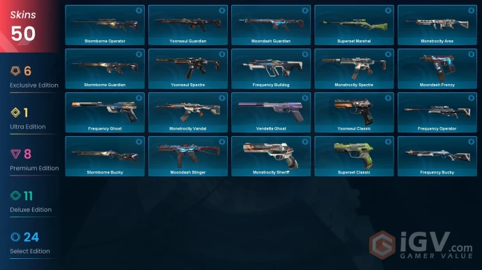 [EU] - SKINS 45 - KNIFE 2 - Protocol 781-A Sheriff - Reaver Butterfly Knife - Reaver Bandit - FULL ACCESS - INSTANT DELIVERY