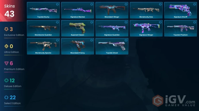 [EU\TURKEY] - SKINS 41 - KNIFE 2 - Black.Market Butterfly Knife - Reaver Vandal - Ion Vandal - FULL ACCESS - INSTANT DELIVERY