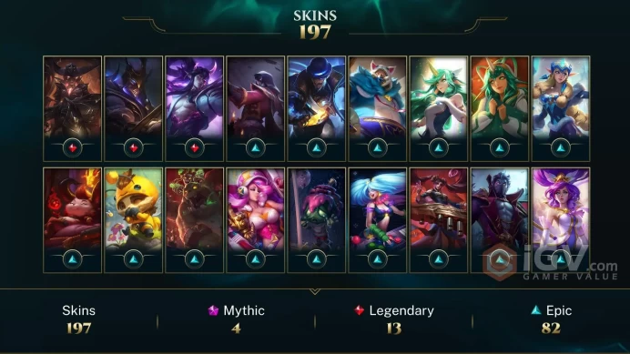 LAS EMAIL CHANGEABLE 126 CHAMPIONS 197 SKINS 71 CHROMAS 4 ULTIMATE PRESTIGE SORAKA LEONA SENNA HEXTECH POPPY ZOMBIE RYZE LAST PLAY 2023